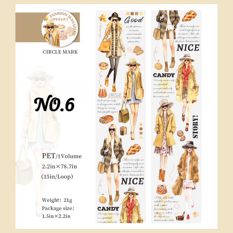 Fashion Lady PET Tape