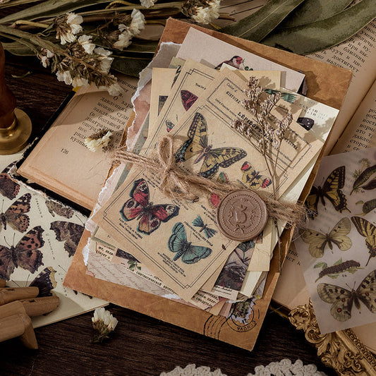 Vintage Memory Room Scrapbooking Material Set