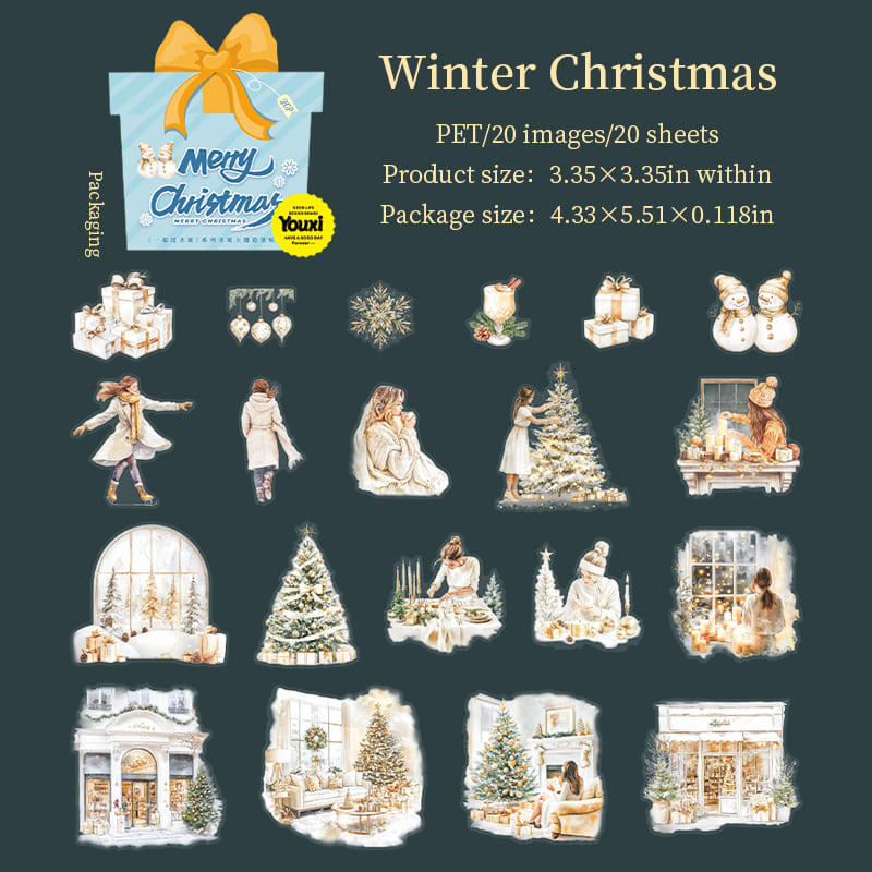 Christmas-Themed Sticker Pack