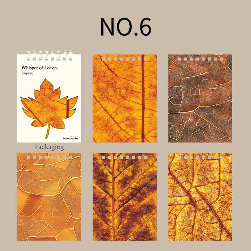 Leaf Theme Scrapbook Paper