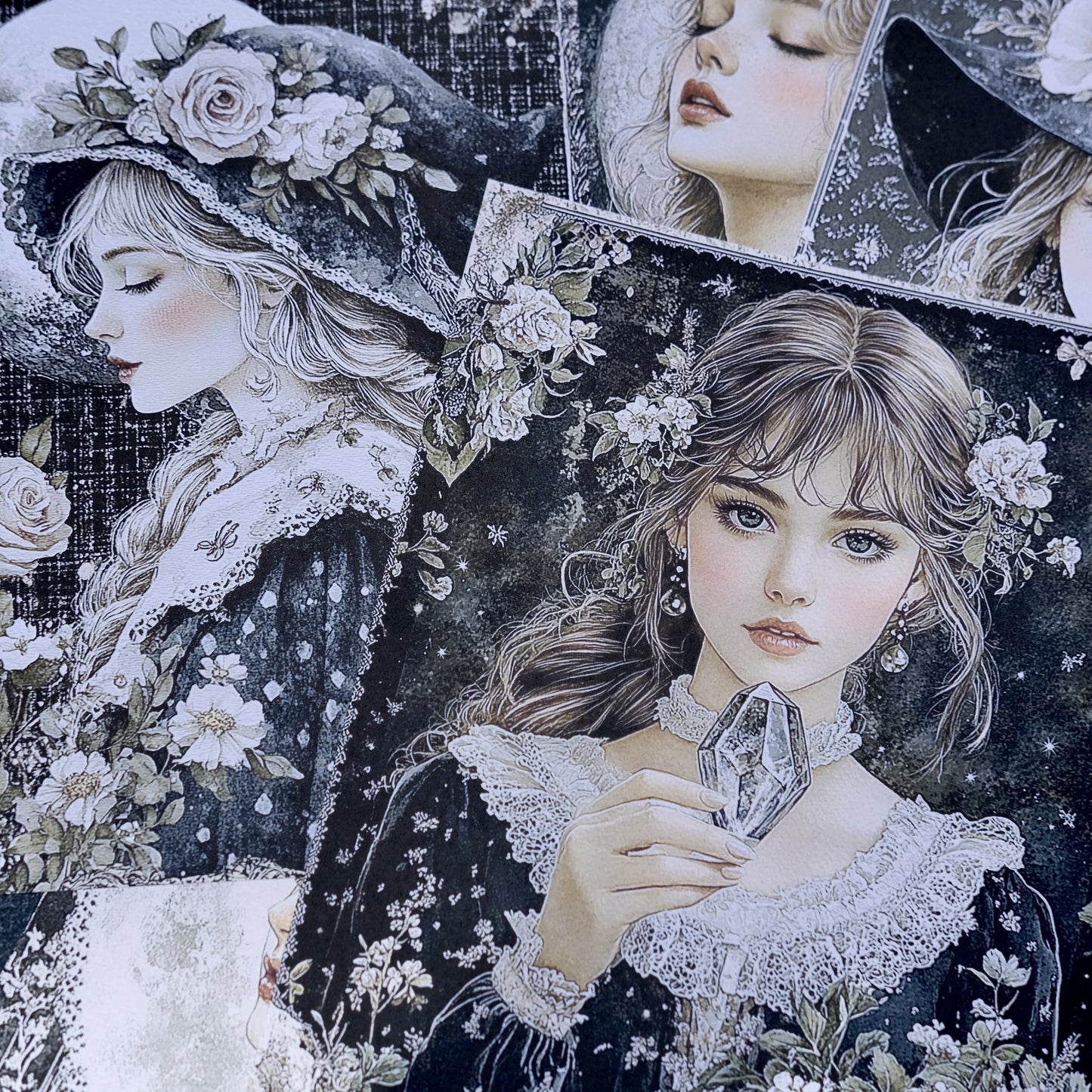 Moonlight Elf Scrapbook Paper