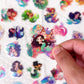 50PCS Fairy Tale Mermaid Stickers Pack