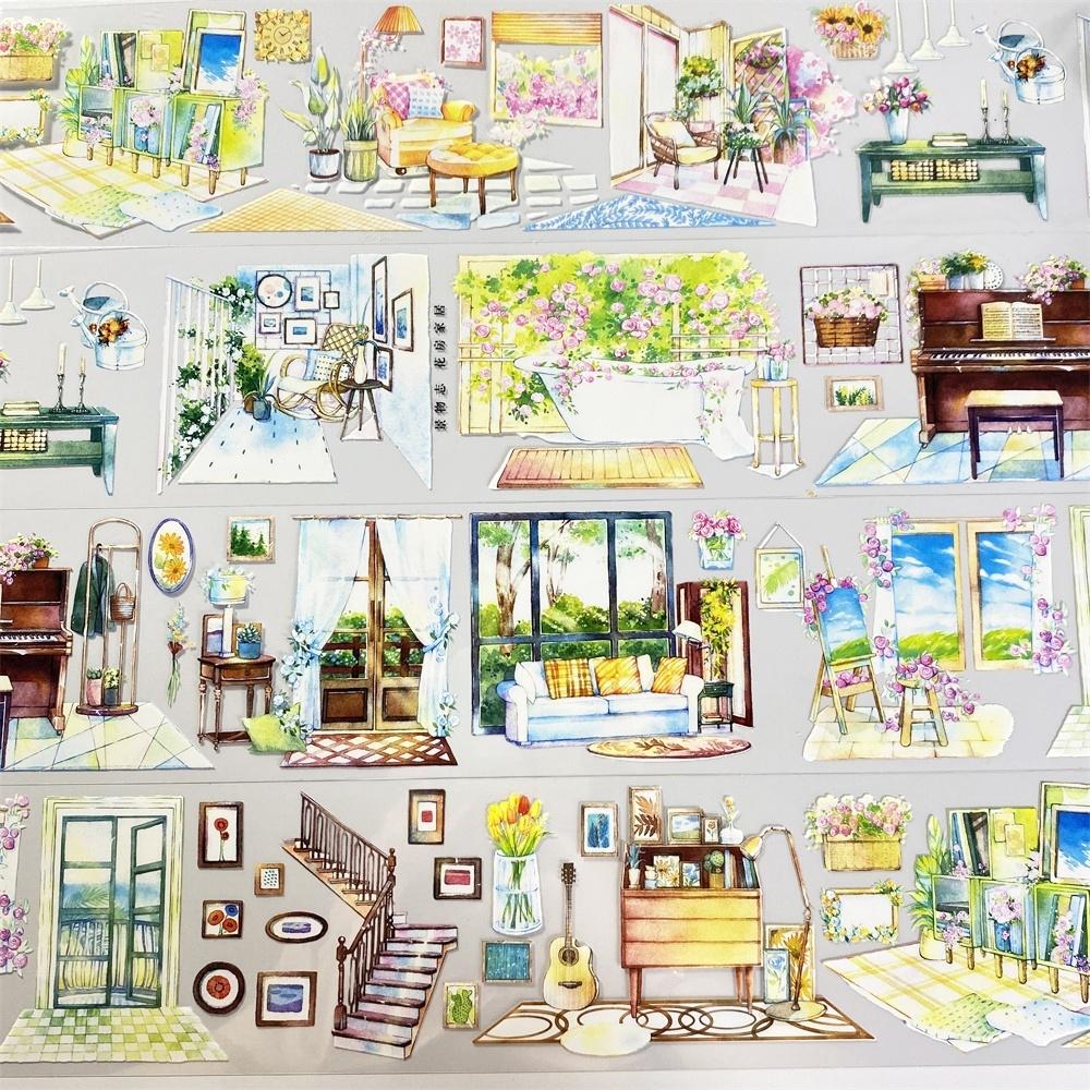 Floral Home PET Tape (One Cycle)