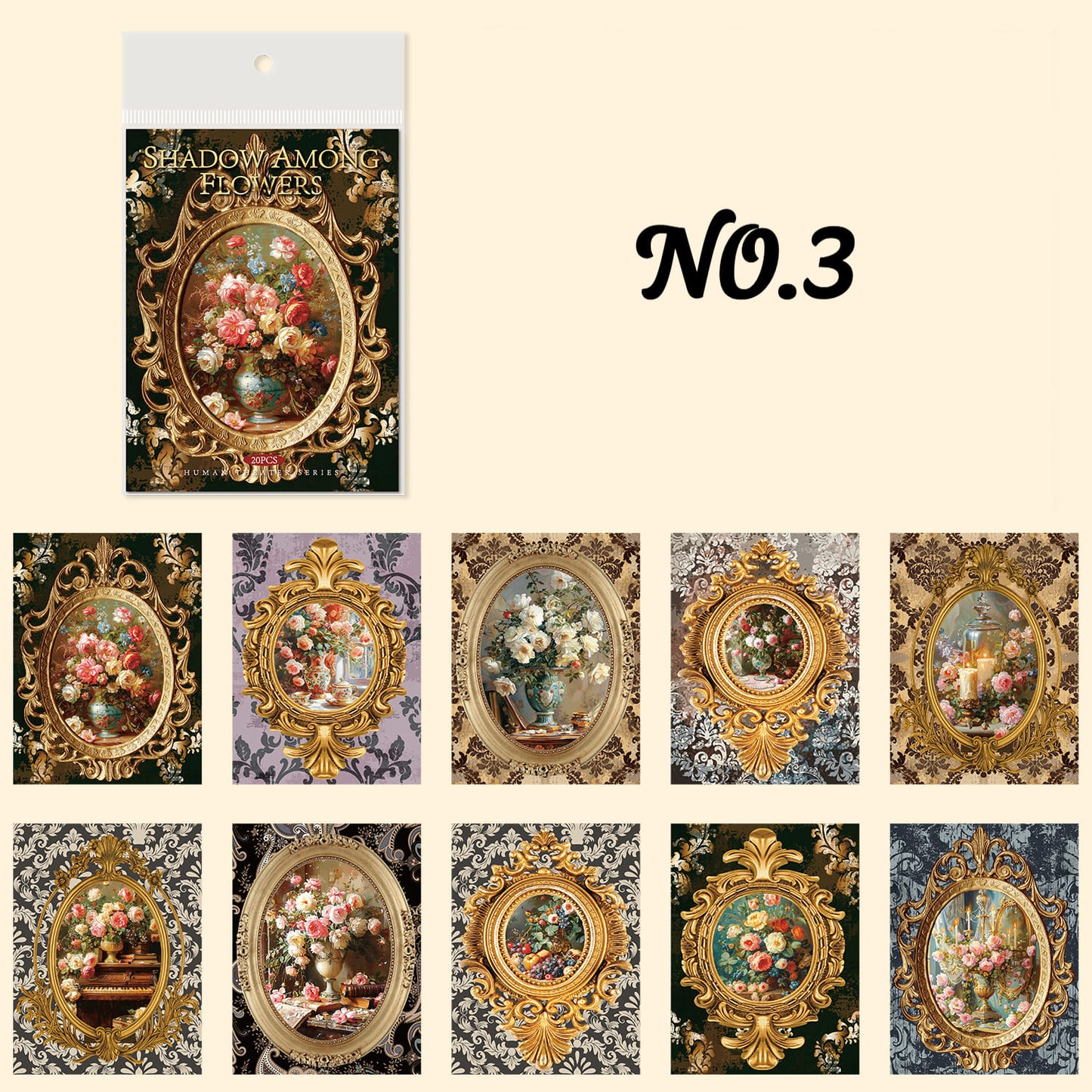 Vintage Frame Scrapbook Paper Pack