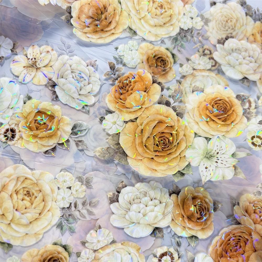 One Cycle Yellow Rose PET Tape