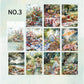 30PCS Nature Theme Scrapbook Paper