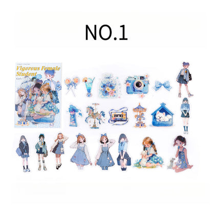 Daily Life for Girls Sticker Series