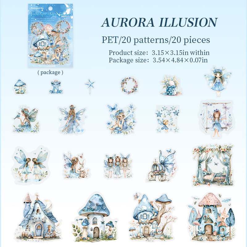 Forest Elf Theme Sticker Pack