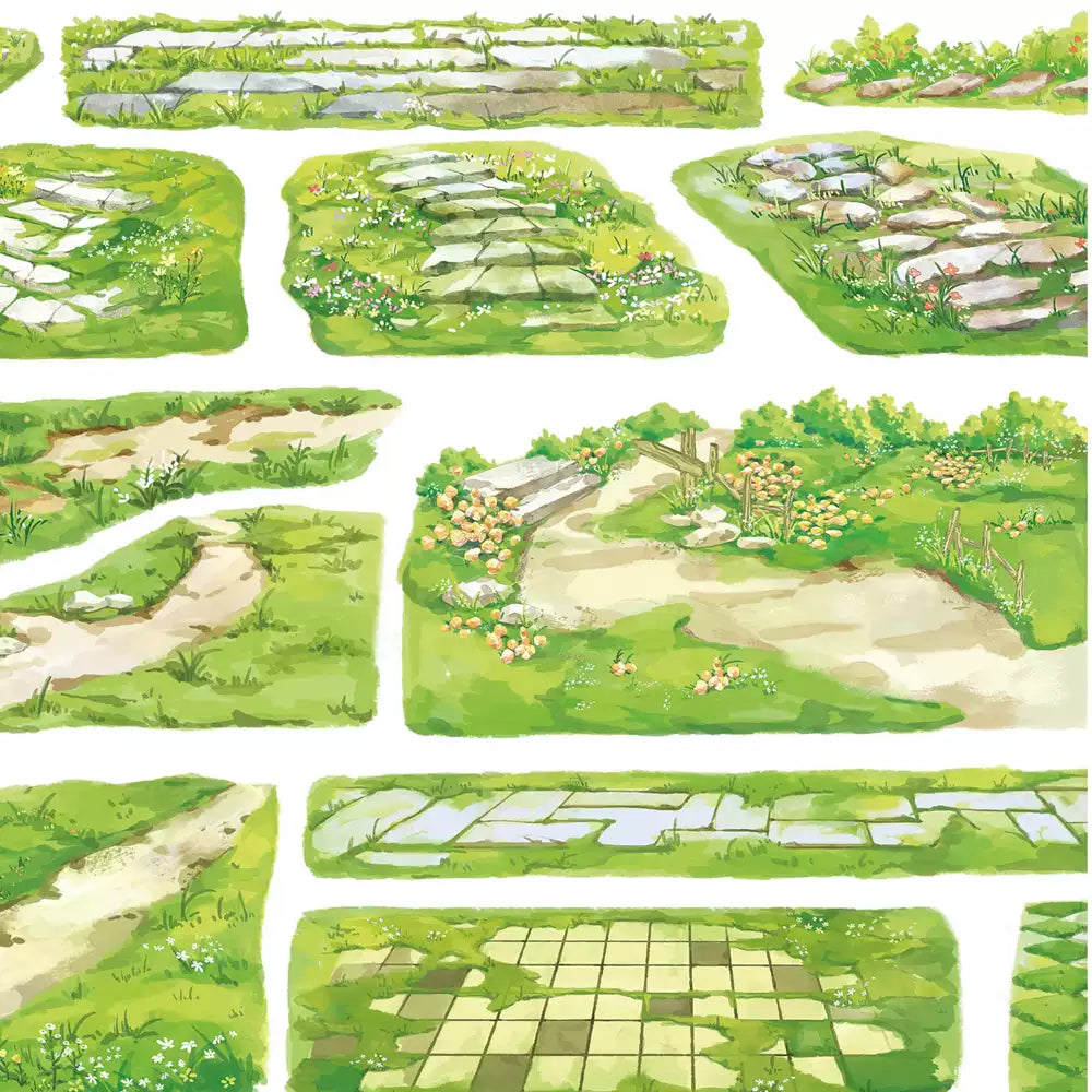 Garden Theme One Cycle PET Tape