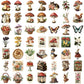 50PCS Mushroom Sticker Pack