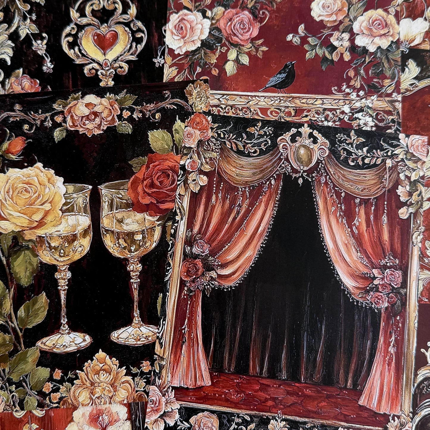 Court Opera Scrapbook Paper