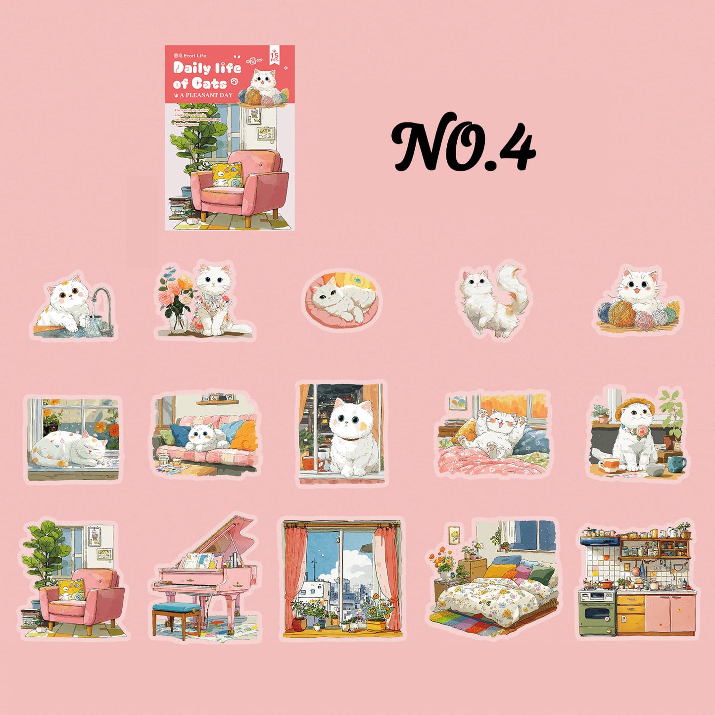 Meow's Daily Life Sticker Pack