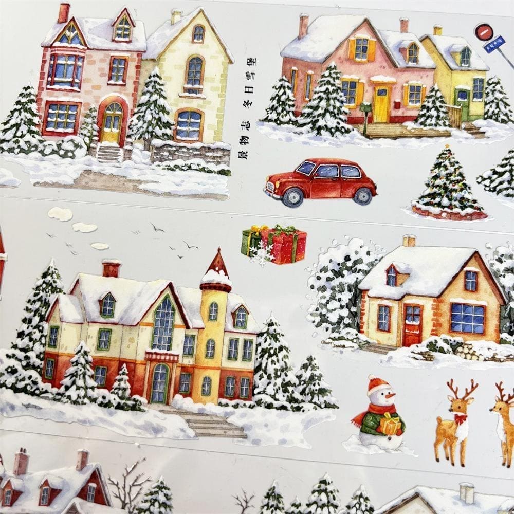 One Loop Cozy Winter House PET Tape