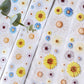 Summer Garden Flowers Die-Cut PET Tape