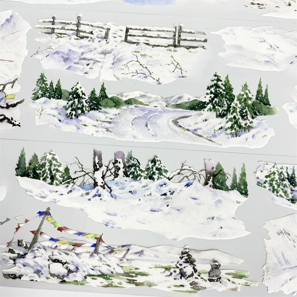 Snowy Landscape One Cycle PET Tape
