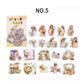 Plant And Girl Theme Stickers
