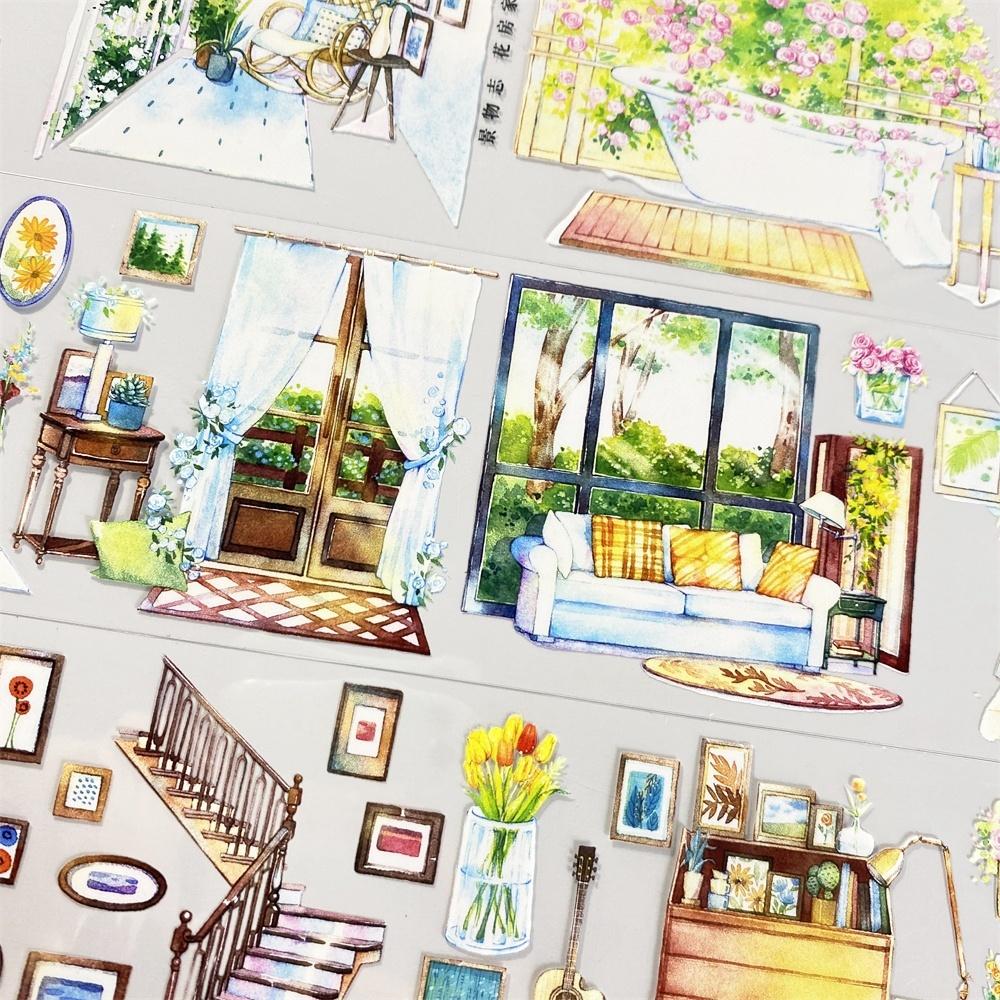 Floral Home PET Tape (One Cycle)