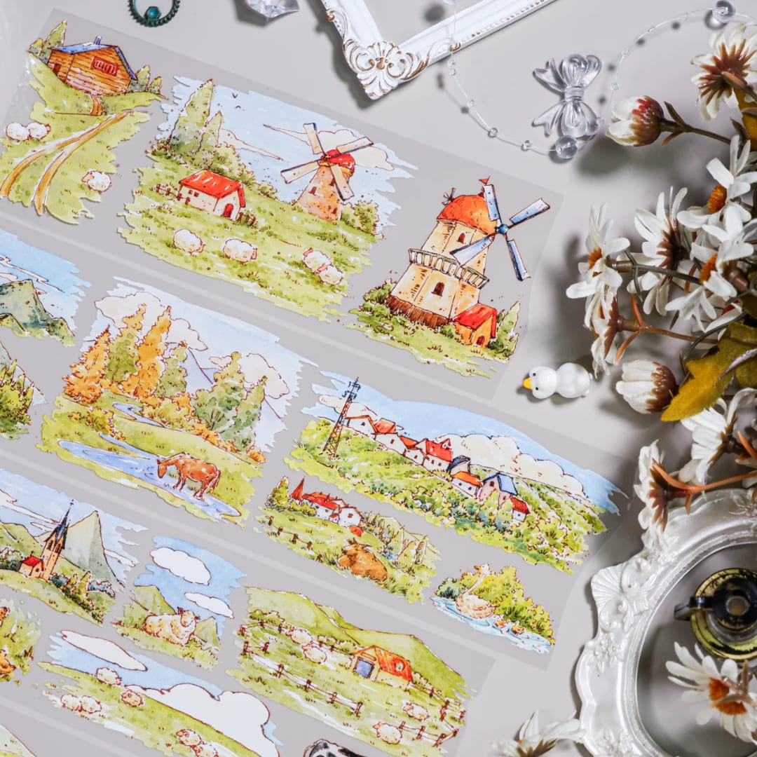 Rustic  Cottage Extra Long Loop Tape