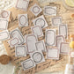 30PCS Vintage Peelable Label Book