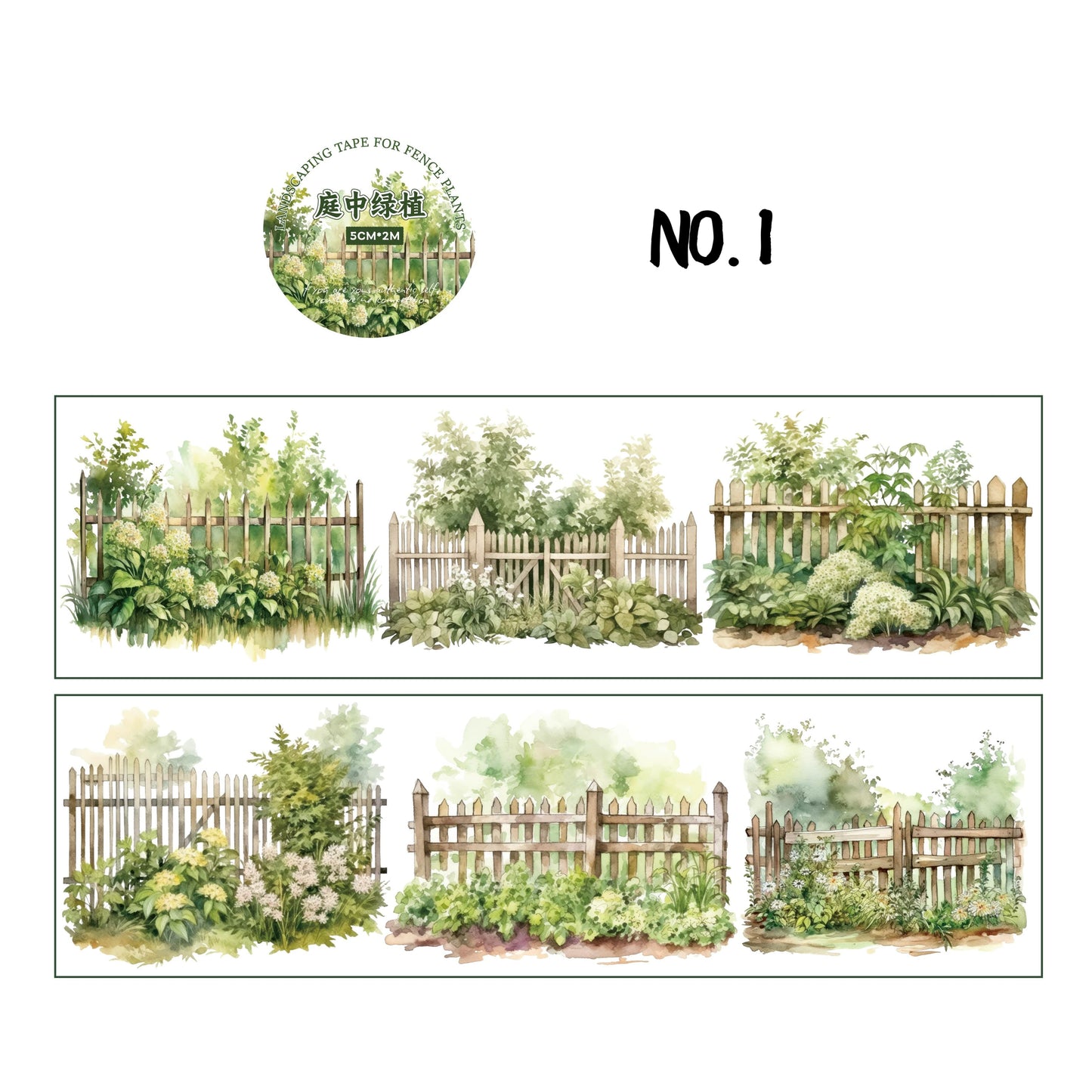 Fenced Plants Series  Tape