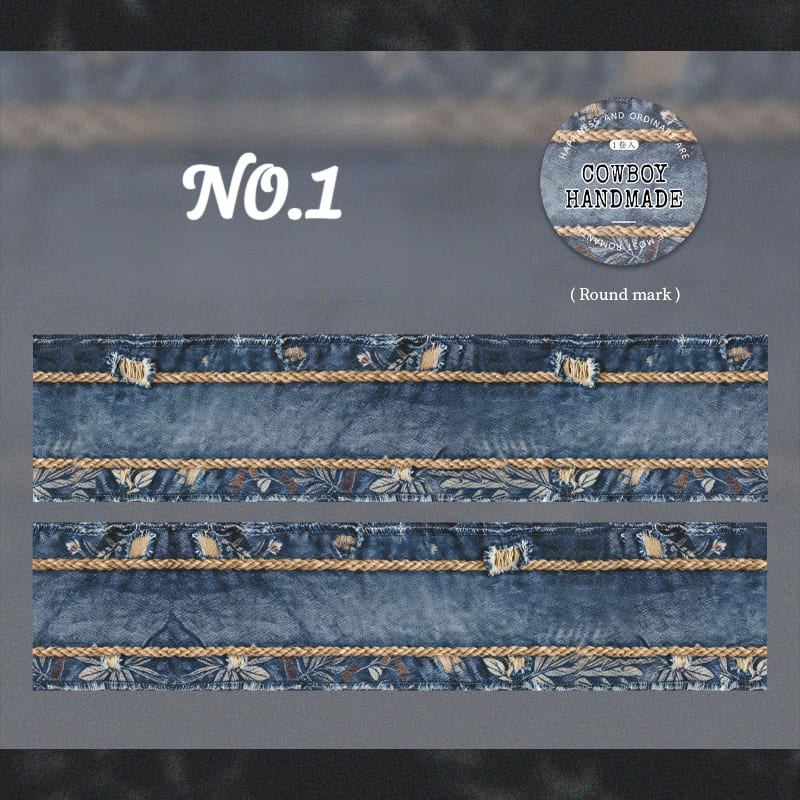 Denim Craft Theme Washi Tape