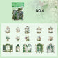 Floral & Aesthetic Lifestyle PET Sticker Pack