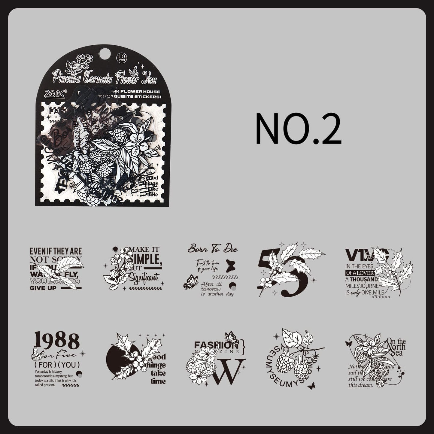 Ink Bloom Sticker Pack