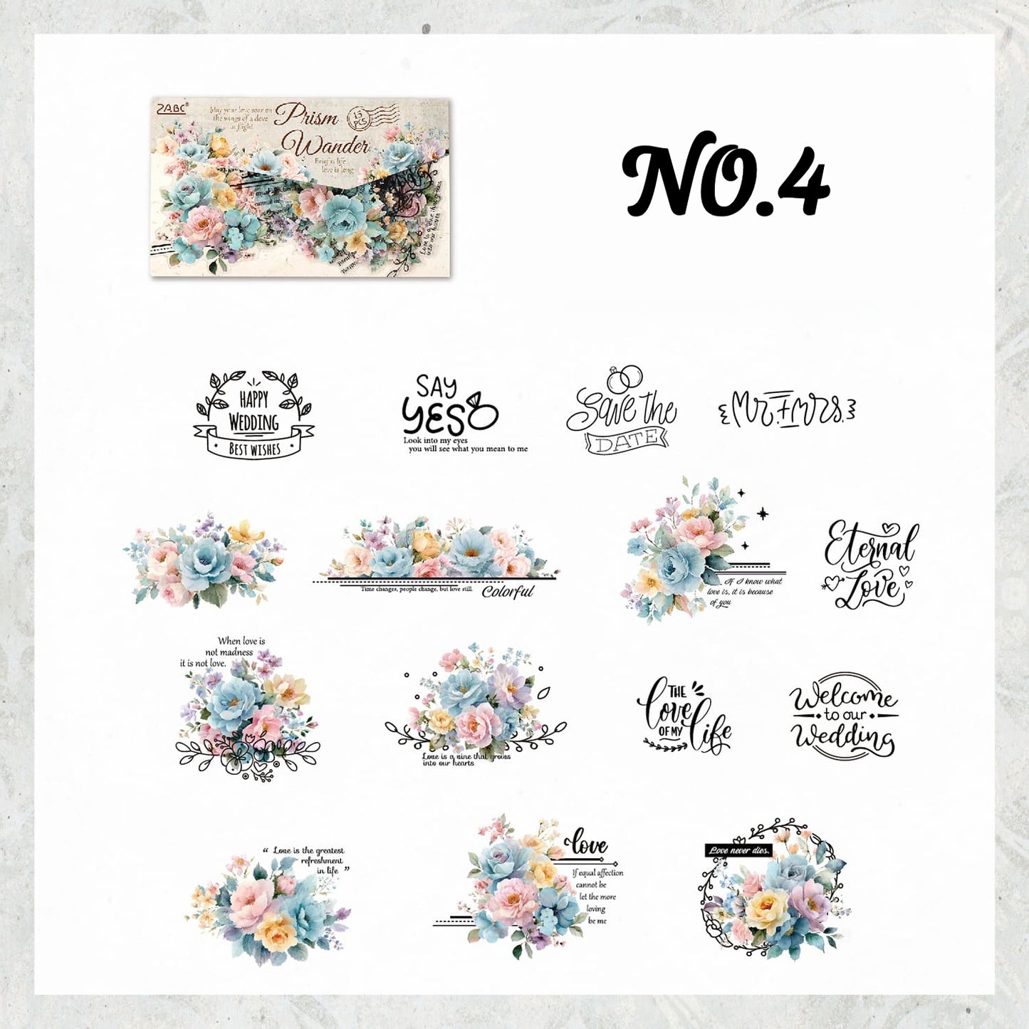 Blooming Floral Sticker Pack