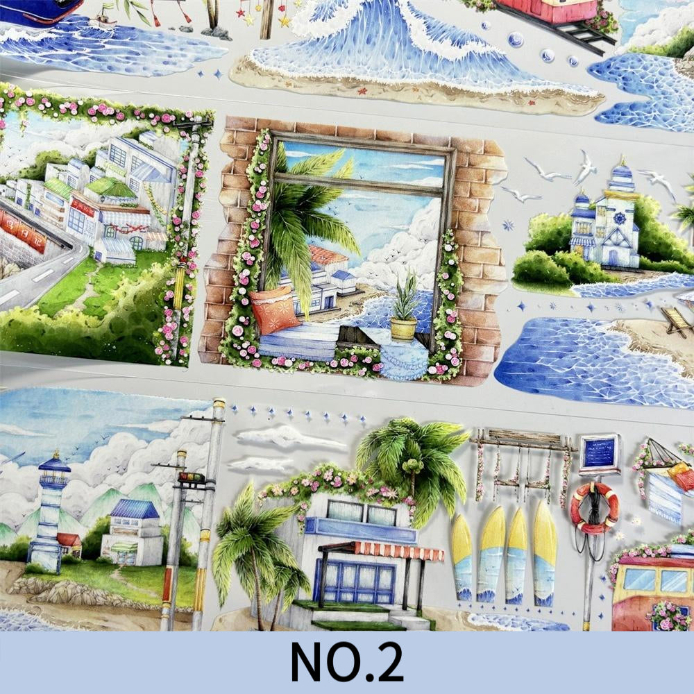 Seaside Collection PET Tape(One Cycle)