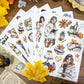 Autumn-Themed Sticker Book