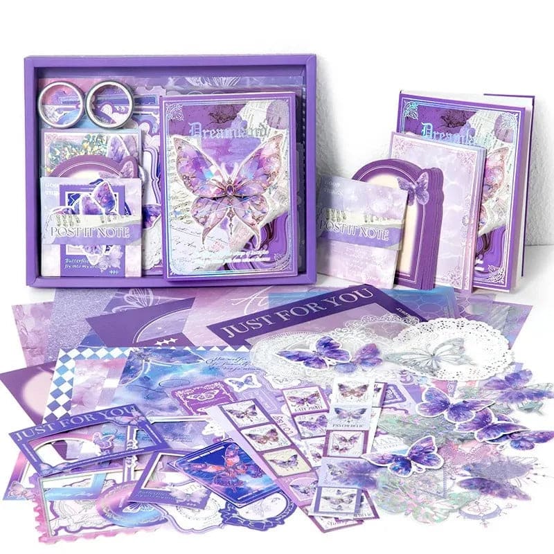 162PCS Butterfly Anthology Scrapbook  Box