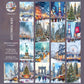 Christmas City Theme Washi Tape