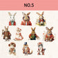 Cute Animal Theme PET Stickers