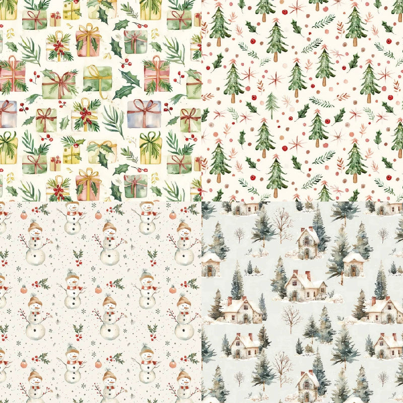 Christmas Scrapbook Paper - Collection 3
