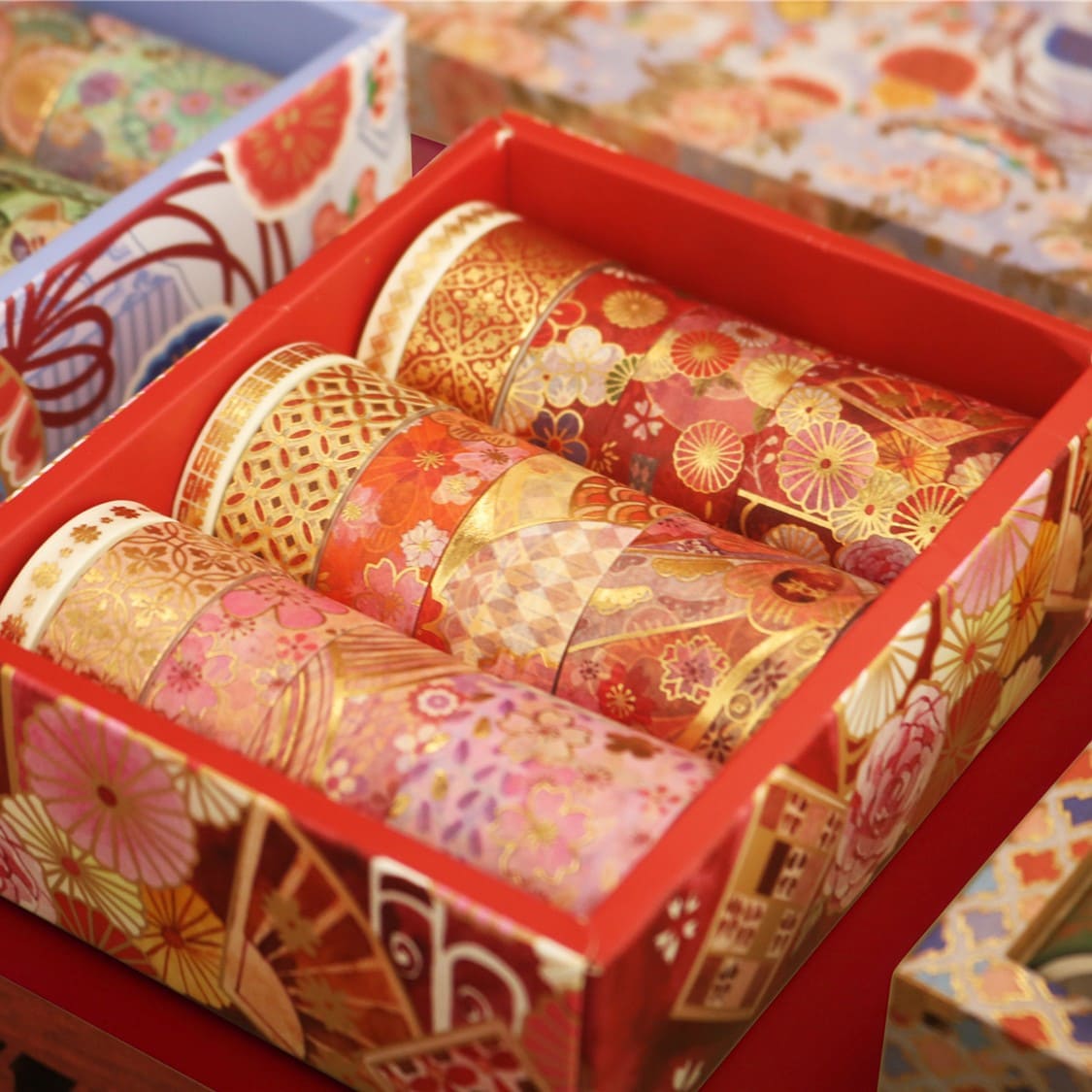 15 rolls Gold Foil Floral Washi Tape