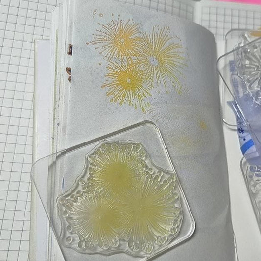Fireworks Clear Silicone Stamp