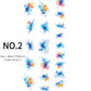 One Cycle PET Tape - cool tone gradient color block
