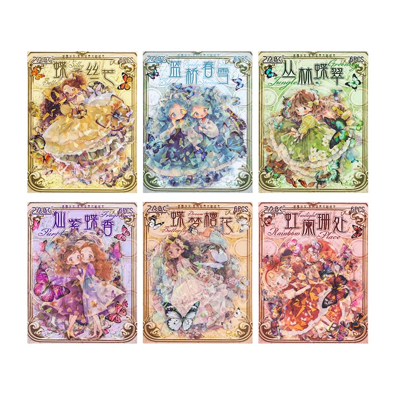 Butterfly Maiden Stickers