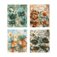 Holographic Foil Flower PET Stickers