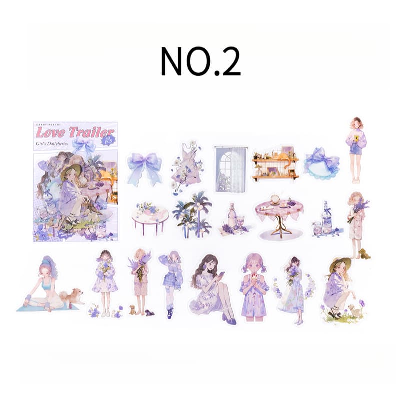 Daily Life for Girls Sticker Series