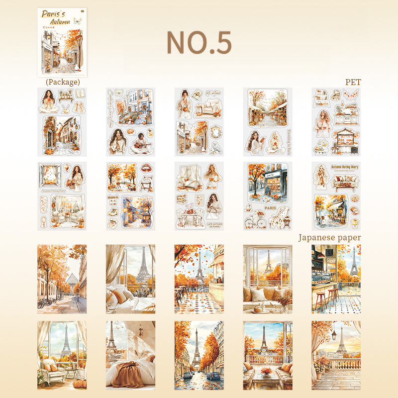 Autumn in Paris Sticker Book
