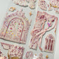 7cm*100cm Pink Castle