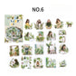Plant And Girl Theme Stickers