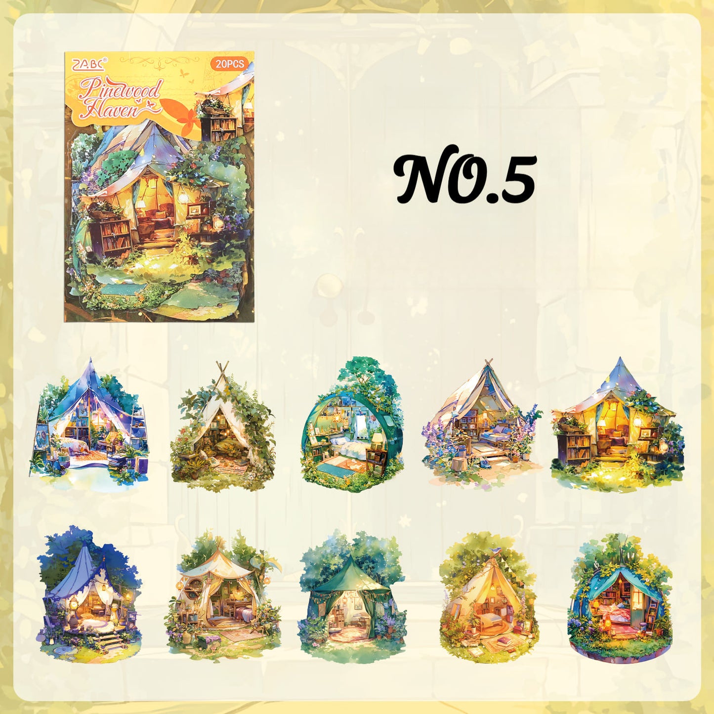 Fantasy Adventure Journey Stickers