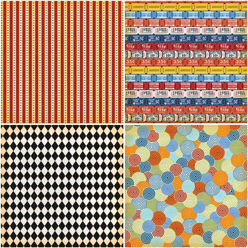 Storybook Circus Scrapbook Paper
