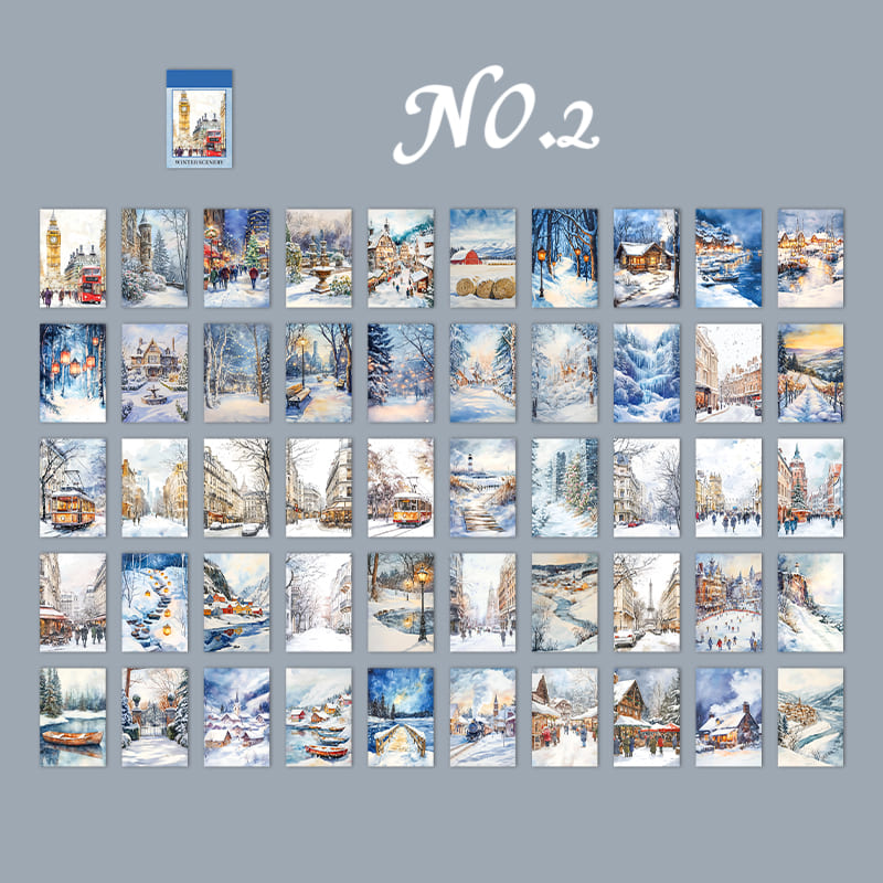 Winter Scenery Sticker