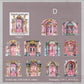 Embossed Hard Card Stickers