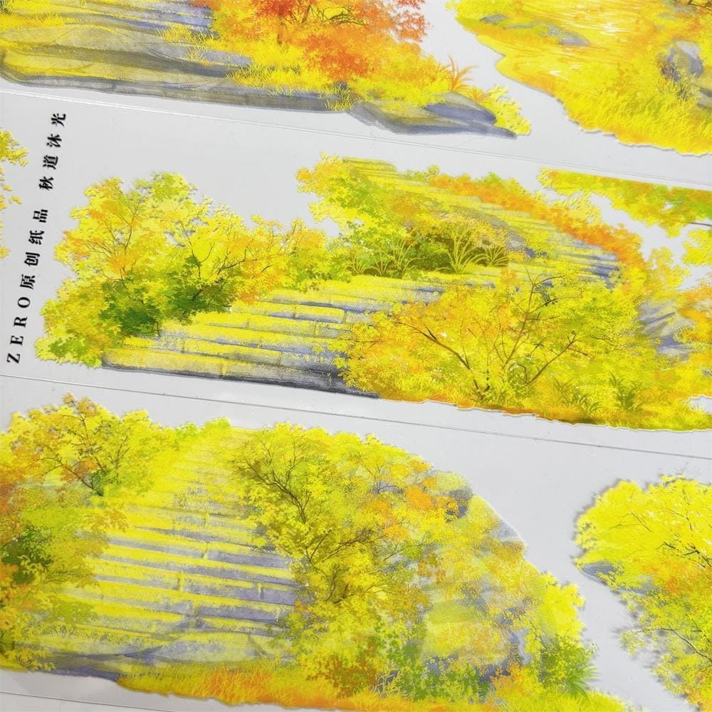 One Loop Autumn Steps PET Tape