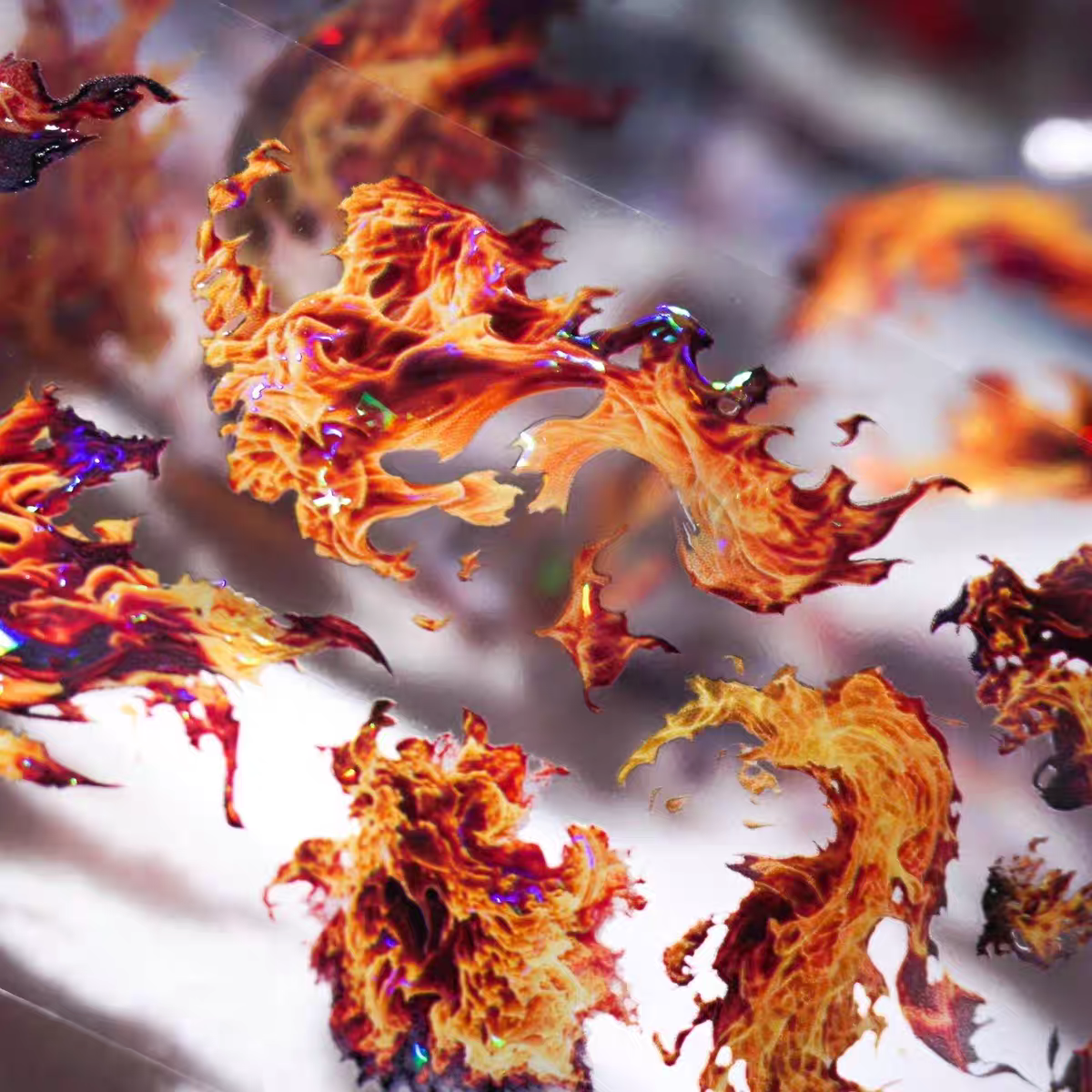 Fire & Flames  One Cycle PET Tape