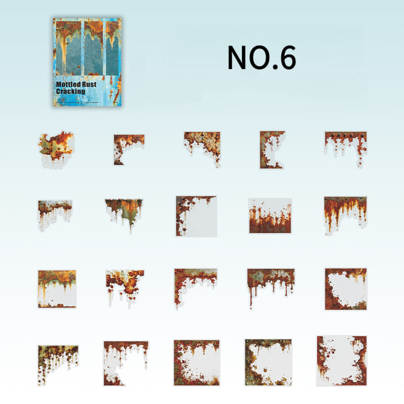Cracked & Distressed Stickers Pack
